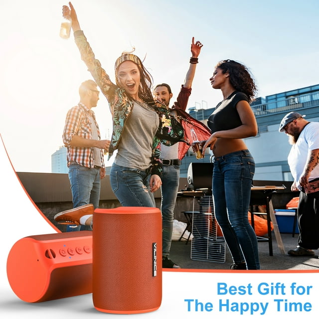 VILINICE Bluetooth Speakers Portable Wireless, IPX7 Waterproof Outdoor Speaker with Subwoofer, TWS Dual Pairing Speakers Small Bluetooth Speaker for Gift, Shower, Party, Home, Travel
