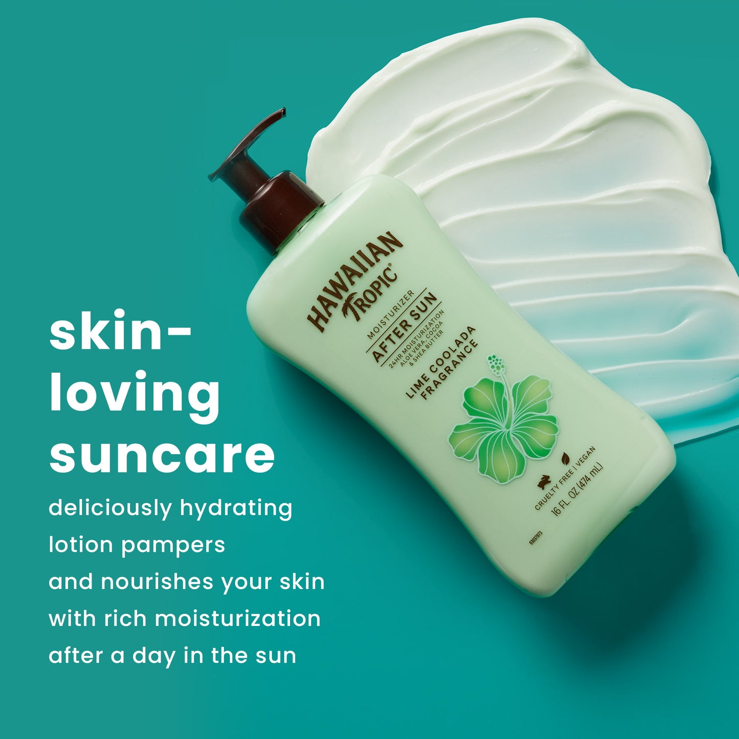 Hawaiian Tropic Lime Coolada After Sun Lotion, 16oz