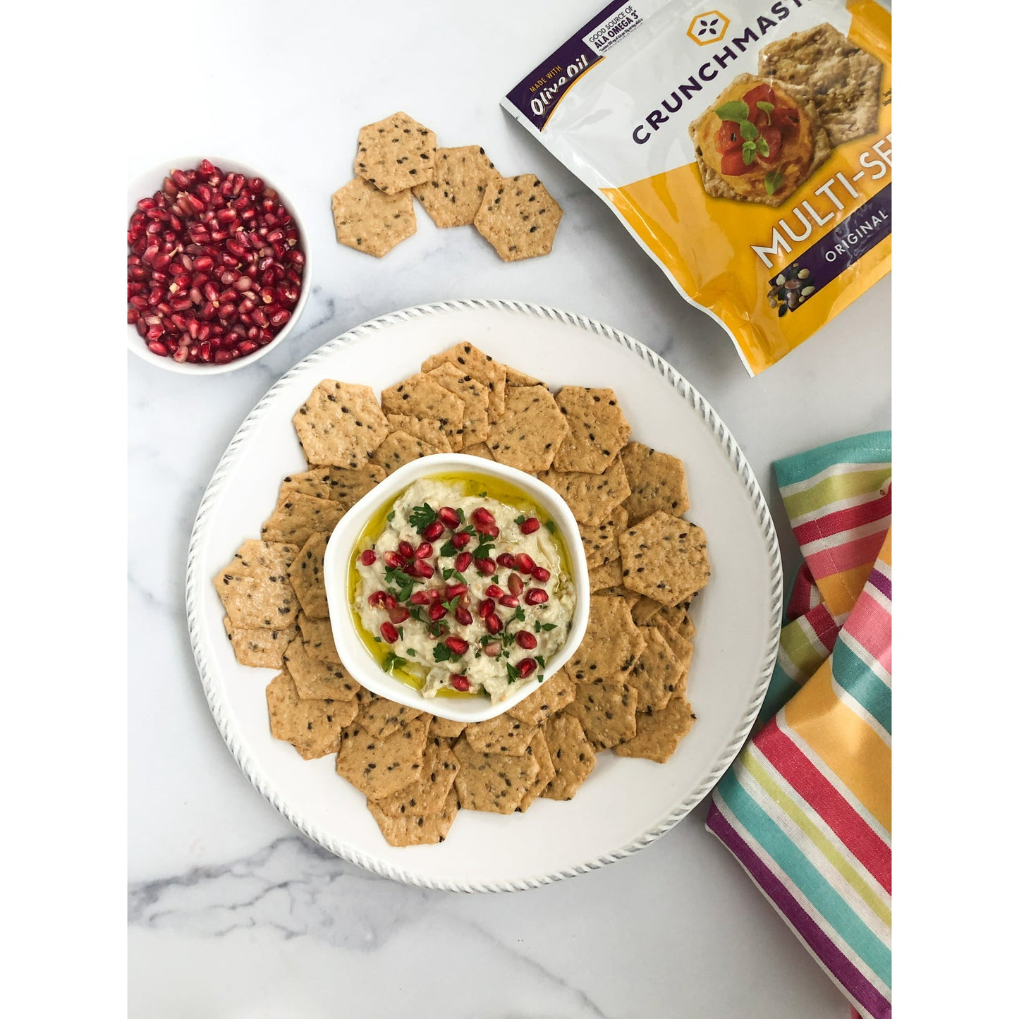 Crunchmaster Multi-Seed Crackers - Original - 4 oz, Gluten Free