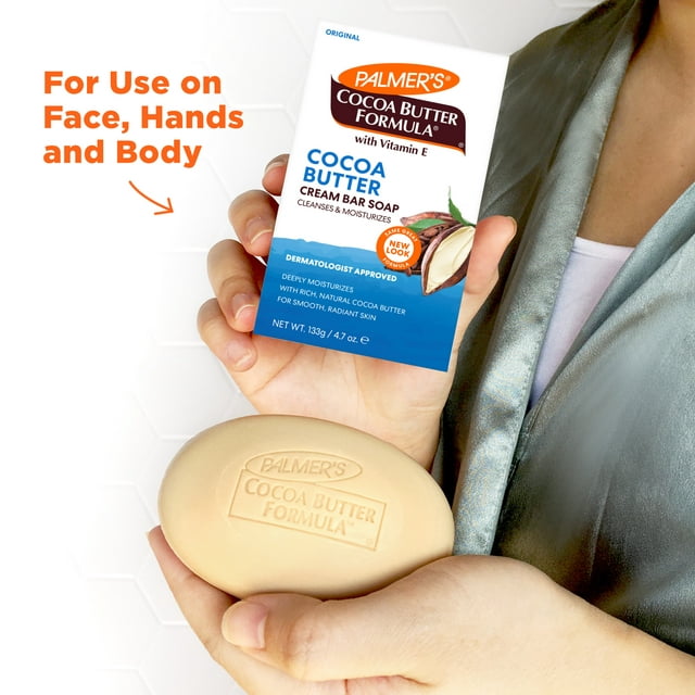 Palmer's Cocoa Butter Formula Daily Skin Therapy Cream Soap Bar, 4.7 oz.