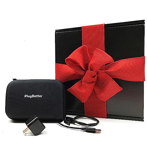 PlayBetter Garmin Forerunner 165 (Black/Slate Gray) Running GPS Watch Gift Box Bundle - AMOLED Touchscreen, 11-Day Battery, Training and Recovery - Includes HD Screen Protectors, Wall Adapter and Case