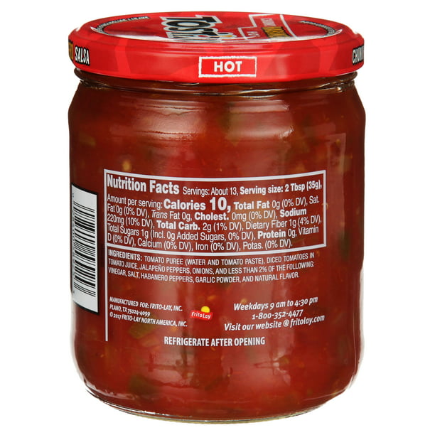 Tostitos Chunky Habanero Salsa, 15.5 oz Jar
