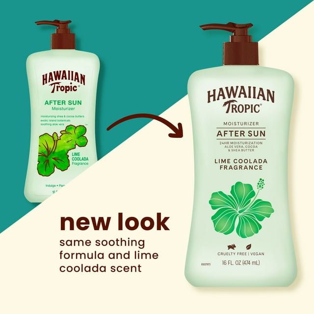 Hawaiian Tropic Lime Coolada After Sun Lotion, 16oz