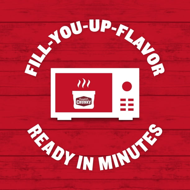 Campbell's Chunky Soup, Classic Chicken Noodle Soup, 15.25 oz Microwavable Bowl