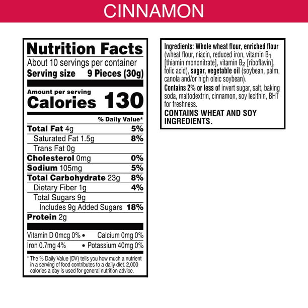 Kellogg's Cinnamon Baked Graham Cracker Sticks, 11 oz