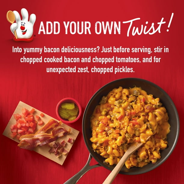 Hamburger Helper Double Cheeseburger Macaroni, 13.6 oz., Twin