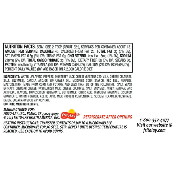 Tostitos Medium Queso Blanco Dip, Naturally and Artificially flavored, 15 oz Jar