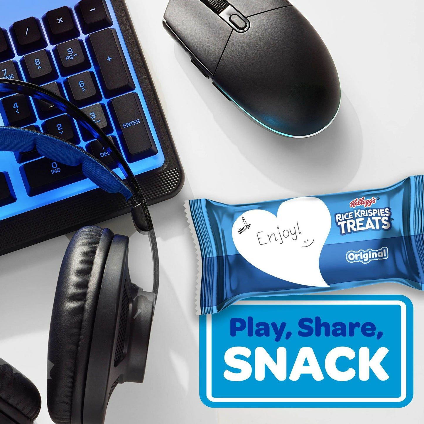 Rice Krispies Treats Original Chewy Crispy Marshmallow Squares, 12.4 oz, 16 Count