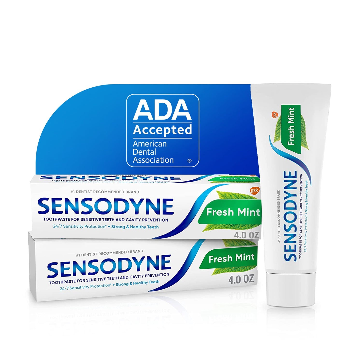 Sensodyne Cavity Prevention Sensitive Toothpaste, 4 Oz, 2 Pack