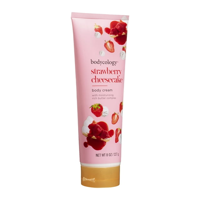 Bodycology Strawberry Cheesecake Body Cream, 8 oz