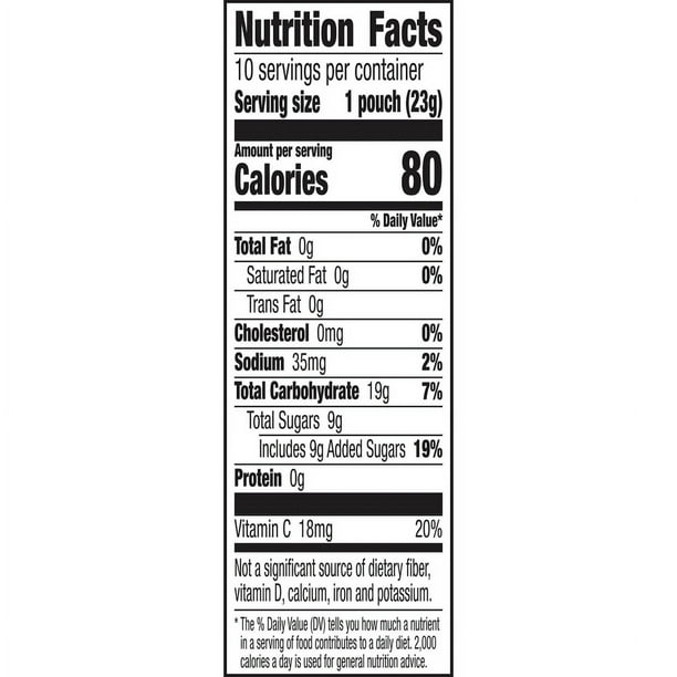 Scooby Doo Fruit Flavored Snacks, Treat Pouches, 10 ct