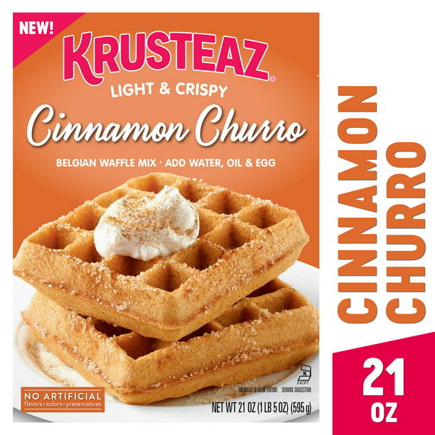 Krusteaz Cinnamon Churro Belgian Waffle Mix