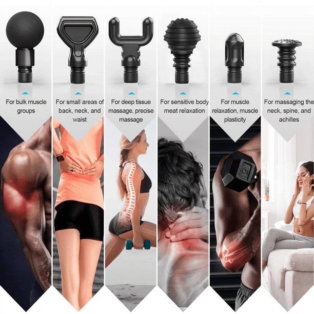 RENPHO Body Massager Muscle Massage Gun for Pain Relief Deep Tissue, -Blue