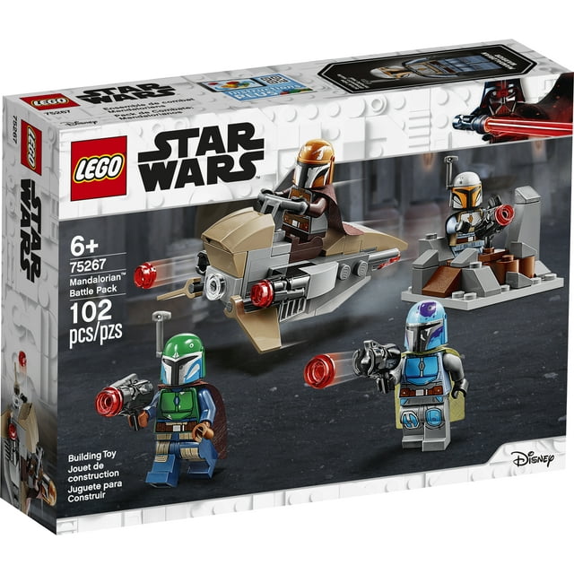 LEGO Star Wars Mandalorian Battle Pack 75267 Shock Troopers and Speeder Bike Building Kit (102 Pieces)