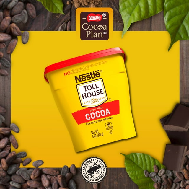 Nestlé Toll House 100% Pure Cocoa, Deep Chocolate Flavor, 8 oz Box