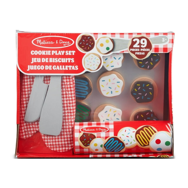 Melissa and Doug Slice and Bake Wooden Cookie Play Food Set