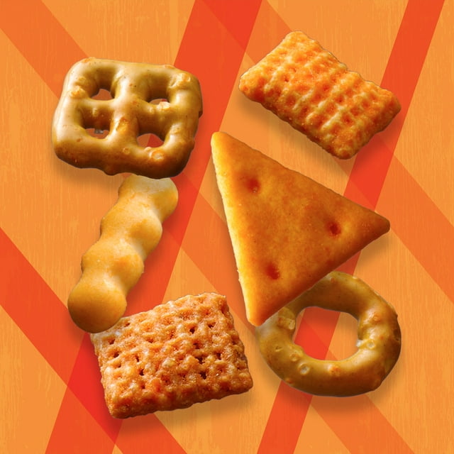 Chex Mix Snack Mix, Cheddar, Savory Snack Bag, Family Size, 15 oz
