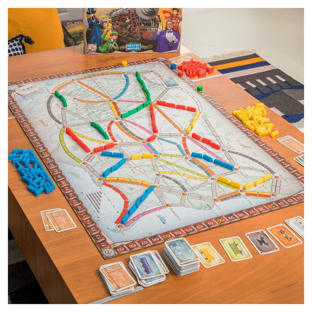 Ticket To Ride Strategy Board Game for ages 8 and up, from Asmodee