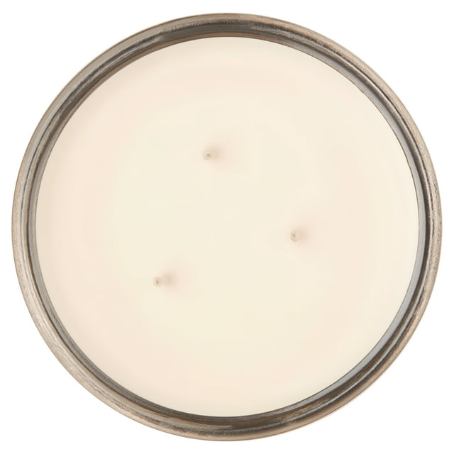 Mainstays Vanilla Scented 3-Wick Glass Jar Candle, 11.5 oz