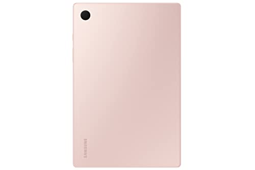 SAMSUNG Galaxy Tab A8 Android Tablet, 10.5” LCD Screen, 128GB Storage, Long-Lasting Battery, Kids Content, Smart Switch, Expandable Memory, Pink Gold