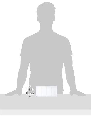 Ultra PRO All Team 2-Piece Storage Box, 4 Compartment, Clear