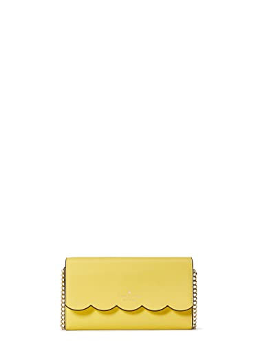 Kate Spade Gemma Wallet On Chain Leather Crossbody Bag Purse Handbag (Yuzu Jam)
