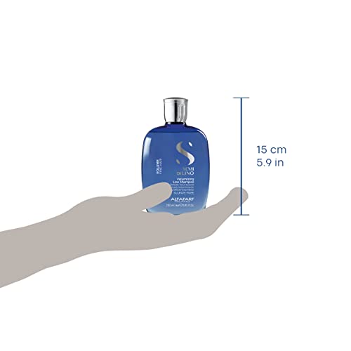 Alfaparf Milano Semi Di Lino Volume Shampoo For Fine Hair – Sulfate Free Volumizing Low Shampoo - Adds Intense Volume, Thickness and Body - Anti-Frizz - Professional Salon Quality - 8.45 fl. Oz.