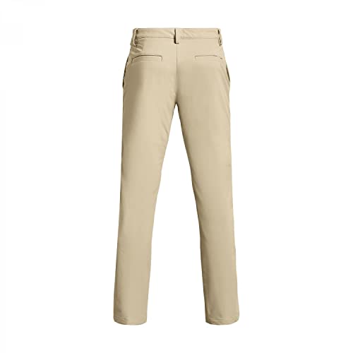 Under Armour Men's Standard Straight Leg Tech Pants, (289) Khaki Base/Khaki Base/Khaki Base, 42/36