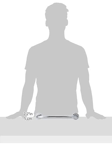 GROHE 40421001 Essentials 12-Inch Metal Grab Bar for Bathroom and Shower, Starlight Chrome