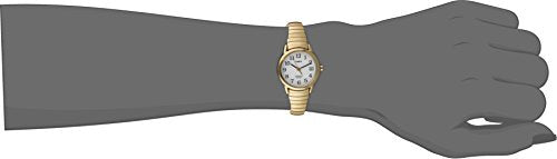 Timex Women's T2H351 Easy Reader 25mm Gold-Tone Stainless Steel Expansion Band Watch