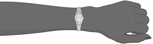 Timex Women's T21902 Cavatina Silver-Tone Stainless Steel Expansion Band Watch