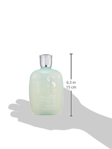 Alfaparf Milano Semi Di Lino Scalp Relief Low Shampoo for Sensitive Skin - Sulfate Free Shampoo - Soothes, Brings Comfort and Hydrates - Itch Relief - Professional Salon Quality - 8.45 Fl Oz