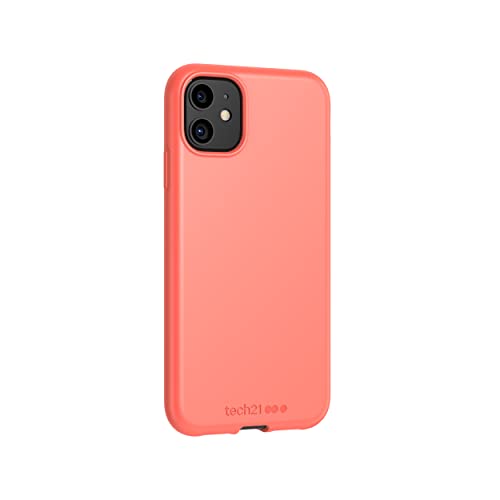 tech21 Studio Colour Mobile Phone Case - Compatible with iPhone 11 - Slim Profile with Drop Protection, Coral