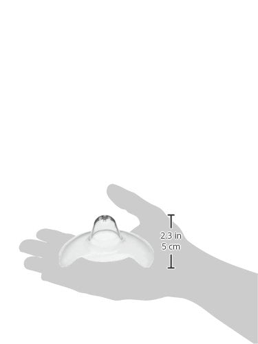 Medela Contact Nipple Shield, 24mm Medium, Nippleshield for Breastfeeding with Latch Difficulties or Flat or Inverted Nipples, Made Without BPA