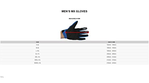 Fox Racing Mens DIRTPAW Motocross Glove,Black/Black,Small