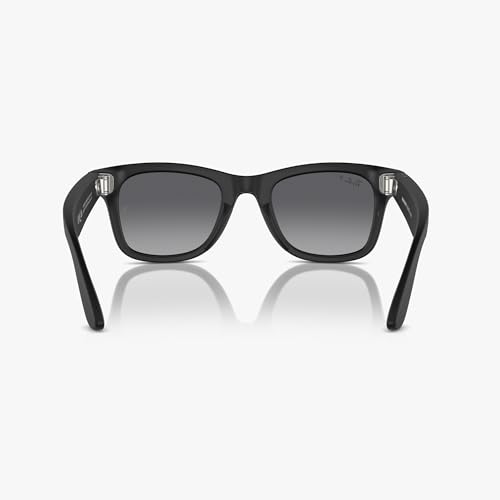 Ray-Ban Meta - Wayfarer (Standard) Smart Glasses - Matte Black, Polarized Gradient Graphite