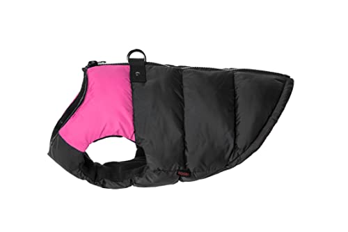 Gooby Padded Vest Dog Jacket - Pink, Small - Warm Zip Up Dog Vest Fleece Jacket with Dual D Ring Leash - Winter Water Resistant Small Dog Sweater - Dog Clothes for Small Dogs Boy and Medium Dogs