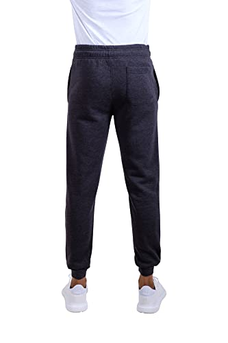 Ultra Game NBA Men's Soft Fleece Active Jogger Sweatpants