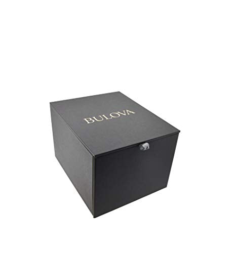 Bulova Men's Classic 3-Hand Automatic Leather Strap Watch, 21-jewels, Hack Feature, Luminous Hands and Markers,Open Aperture and Exhibition Case Back