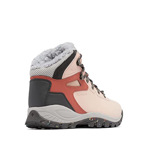 Columbia Women's Newton Ridge Plus Omni Heat, Peach Blossom/Dark Grey, 8.5