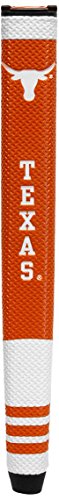 Team Golf NCAA Texas Longhorns Golf Putter Grip with Removable Gel Top Ball Marker, Durable Wide Grip and Easy to Control,Team Color