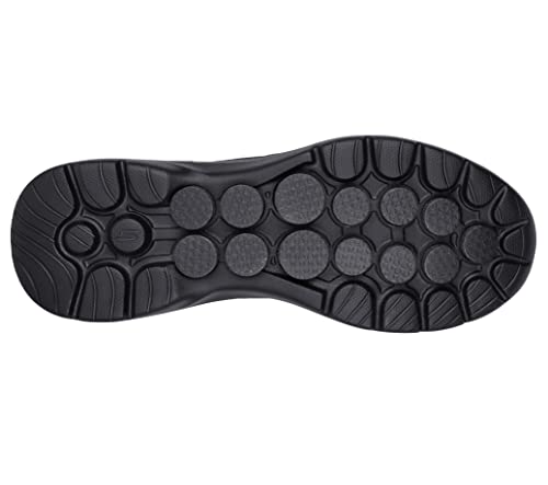 Skechers mens Gowalk 6 - Athletic Workout Walking Shoes With Air Cooled Foam Sneaker, Black 2, 9.5 US