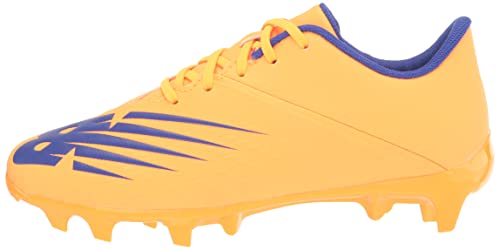 New Balance Boy's Furon V6+ Dispatch Junior FG Soccer Shoe, Impulse/Vibrant Orange, 6 Big Kid