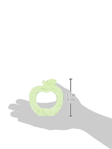 green sprouts Fruit Cooling Teether | Soothes gums and promotes healthy oral development | Safer plastic filled with sterilized water, Chill for extra relief, Textured surface to massage gums