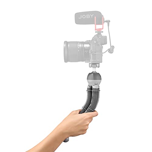 JOBY PodZilla Large Kit, Flexible Tripod with GripTight 360 Phone Mount, Phone Tripod from The Creators of GorillaPod, Compatible with iPhone, Smartphones, Action Cameras or Devices up to 2.5Kg, Grey