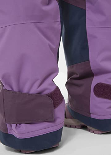 Helly-Hansen Kids Rider 2 Insulated Waterproof Windproof Breathable Bib Ski Pants, 670 Amethyst, 5