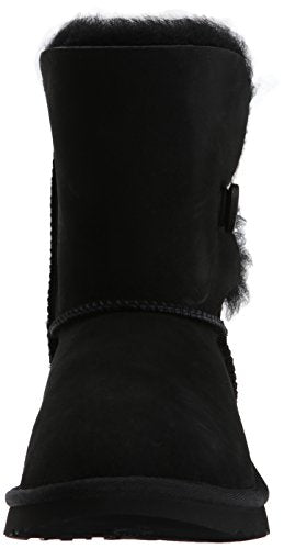 UGG unisex child Bailey Button Ii Boot, Black, 2 Little Kid US