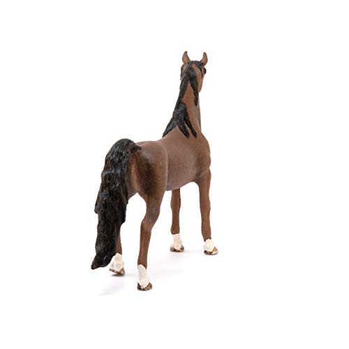 Schleich Horse Club, Horse Toys for Girls and Boys, American Saddlebred Gelding Horse Toy Figurine, Ages 5+