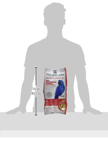 Hari Tropican Bird Food, Hagen Parrot Food Biscuits with Vitamins and Minerals for Birds Needing Extra Nutrition, High Performance Formula, 3.3 lb Bag