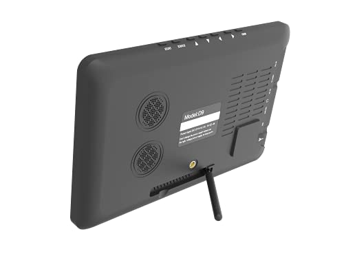 LEADSTAR 9 Inch Portable Small Digital ATSC TFT HD Screen Freeview LED TV for Car,Caravan,Camping,Outdoor or Kitchen.Built-in Battery Television/Monitor with Multimedia Player Support USB Card